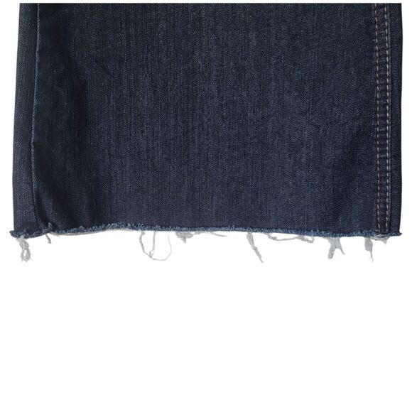 Ariat Real Jeans High Rise Ophelia Flare Fray Hem Size 28x32 - Picture 14 of 15